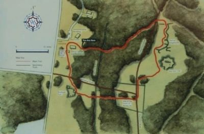 Ninety Six National Historic Site Walking Trails image. Click for full size.