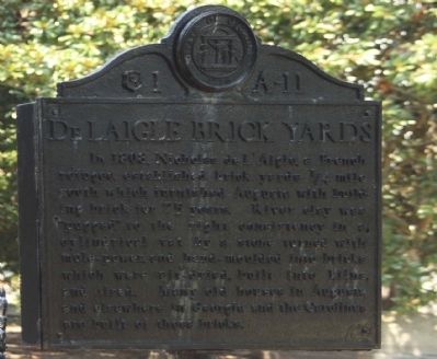 De L Aigle Brick Yard Marker image. Click for full size.