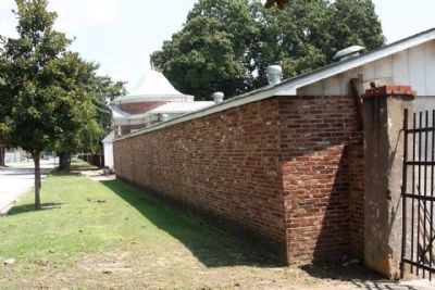 De L Aigle Brick Yard west wall, along Augusta's 3rd Street image. Click for full size.
