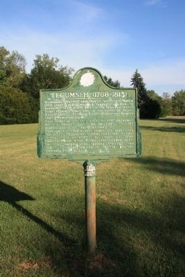 Tecumseh Marker image. Click for full size.