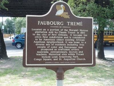 Faubourg Trem Marker image. Click for full size.