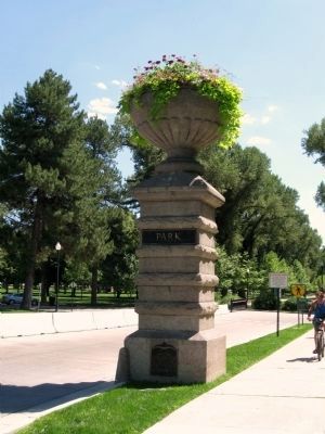 Liberty Park Marker. Click for full size. Liberty Park Marker image. Click for full size.