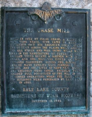 Chase Mill Marker image. Click for full size.