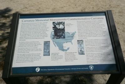 Carranza Memorial Marker image. Click for full size.