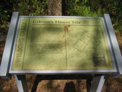 Gibson's House Site Marker image. Click for full size.