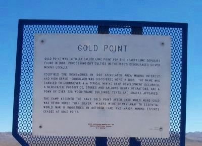 Gold Point Marker image. Click for full size.