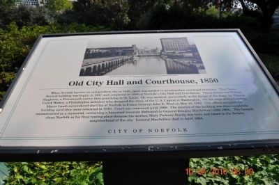 Old City Hall and Courthouse, 1850 Marker image. Click for full size.