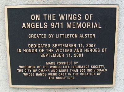 On The Wings of Angels Marker 9/11 Memorial image. Click for full size.