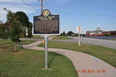 Town of Killen Marker image. Click for full size.