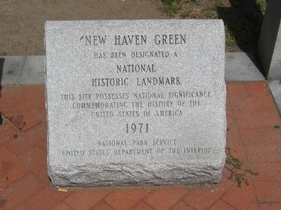 New Haven Green Marker image. Click for full size.