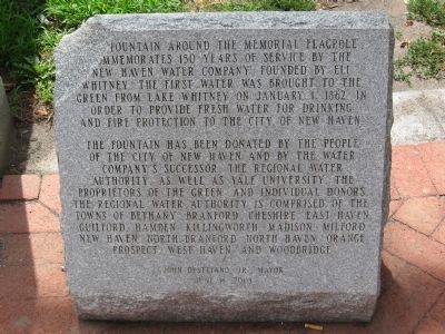 New Haven Water Company Marker image. Click for full size.