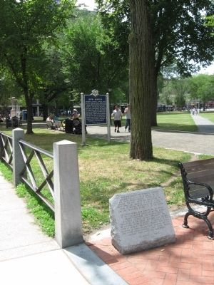 New Haven Water Company Marker. Click for full size. New Haven Water Company Marker image. Click for full size.