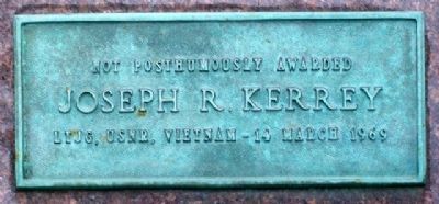 "Among the Valiant" Kerrey Marker. Click for full size. "Among the Valiant" Kerrey Marker image. Click for full size.