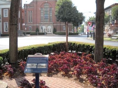 Marker in Chambersburg. Click for full size. Marker in Chambersburg image. Click for full size.