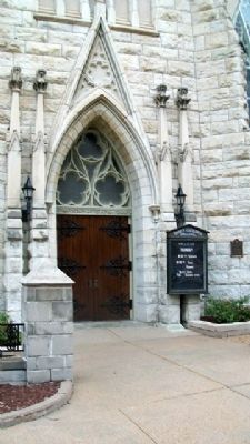 Trinity Episcopal Cathedral and Marker image. Click for full size.