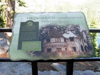 Vikingsholm – A Scandinavian Castle Marker. Click for full size. Vikingsholm – A Scandinavian Castle Marker image. Click for full size.