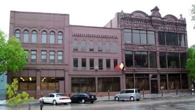 J.P. Cooke Building 1885-1889 and Marker image. Click for full size.