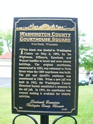 Washington County Courthouse Square Marker image. Click for full size.