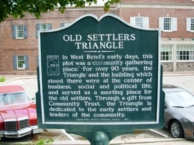 Old Settlers Triangle Marker image. Click for full size.