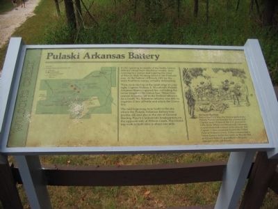 Pulaski Arkansas Battery Marker image. Click for full size.