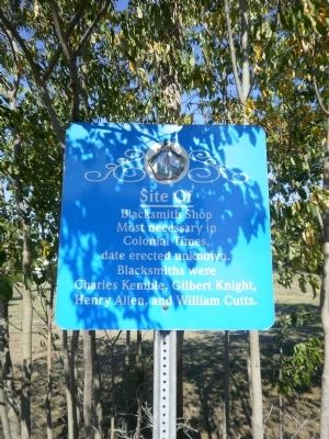 Site of Blacksmith Shop Marker image. Click for full size.