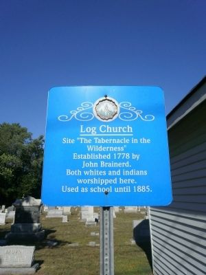Log Church Marker image. Click for full size.