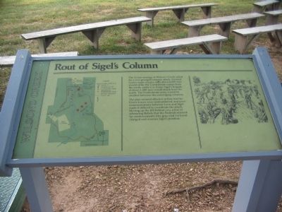 Rout of Sigel's Column Marker image. Click for full size.