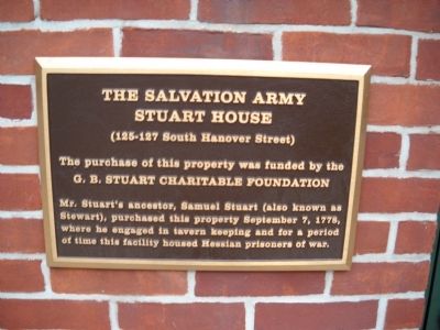 The Salvation Army Marker. Click for full size. The Salvation Army Marker image. Click for full size.