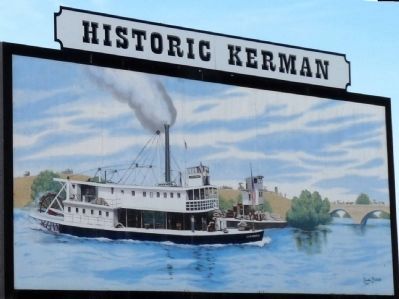 Historic Kerman mural by Claudia Fisher image. Click for full size.