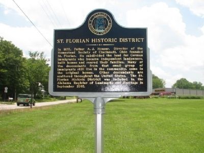 St. Florian Historic District Marker image. Click for full size.