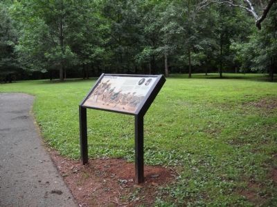 Marker at Guilford Courthouse NMP image. Click for full size.