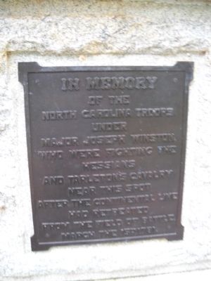 Winston Monument (Front) image. Click for full size.