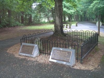 Graves of Joseph Winston and Jesse Franklin image. Click for full size.