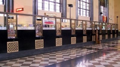 Omaha Union Station Ticket Windows image. Click for full size.