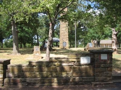 Memorials and Markers in the Original Park image. Click for full size.