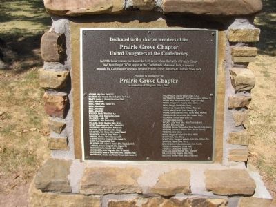 Memorial to the UDC Chapter Members image. Click for full size.