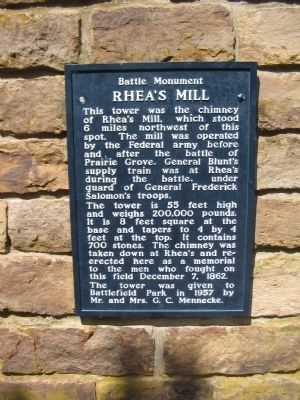 Rhea's Mill Marker image. Click for full size.