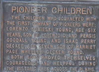Pioneer Children image. Click for full size.