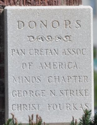 Donor Plaque at Southwest Corner of Cathedral image. Click for full size.
