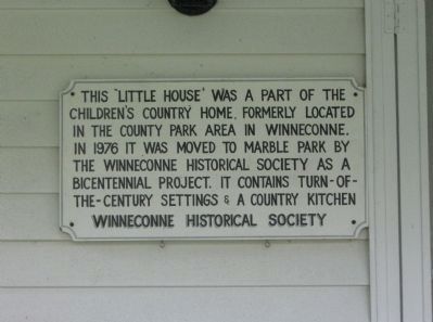 Little House Marker image. Click for full size.