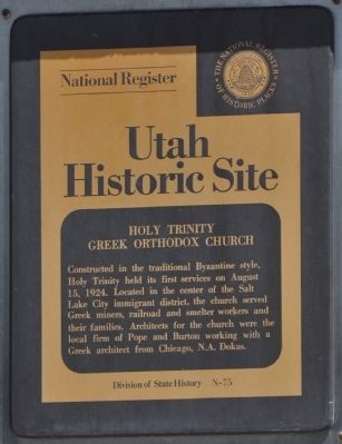 National Register of Historic Places Marker image. Click for full size.