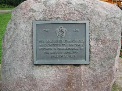 Nearby Bicentennial Plaque image. Click for full size.