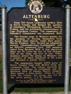 Altenburg Marker image. Click for full size.