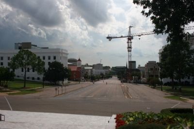 Dexter Avenue viewed from the steps of the State Capitol image. Click for full size.