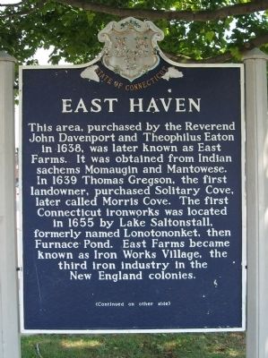 East Haven Marker image. Click for full size.