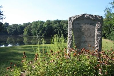 Battle of Piqua Marker. Click for full size. Battle of Piqua Marker image. Click for full size.