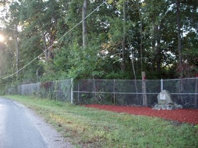 Looking East - - Menominee Chapel Marker image. Click for full size.