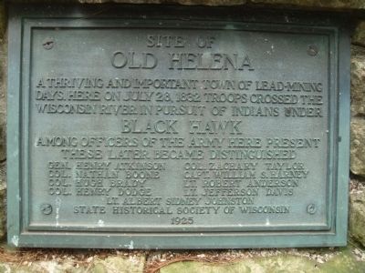 Site of Old Helena Marker image. Click for full size.