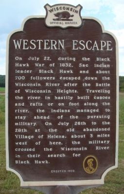 Western Escape Marker image. Click for full size.