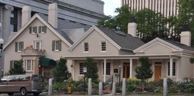 Lion House (left) and Brigham Young's Office (right) image. Click for full size.